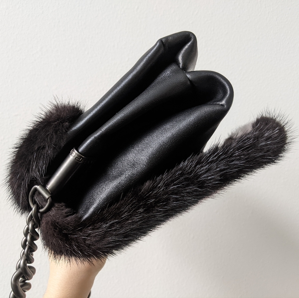 Rare Versace Mink Fur Bag - Picture 6 of 15